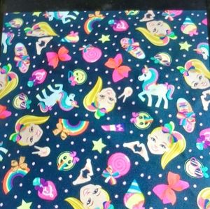 2 yards Jojo rainbow Emoji fabric New. Cotton